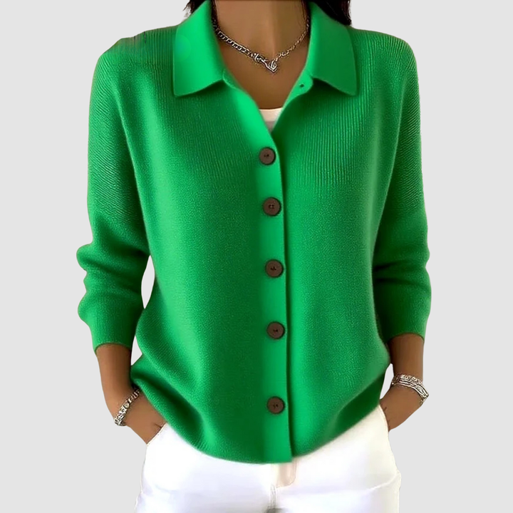 Button-Up Knit Cardigan