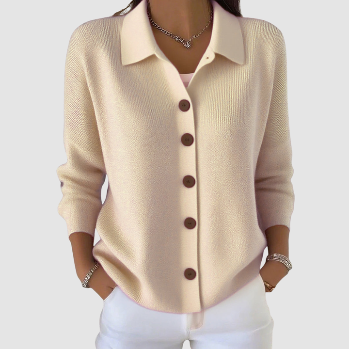 Button-Up Knit Cardigan