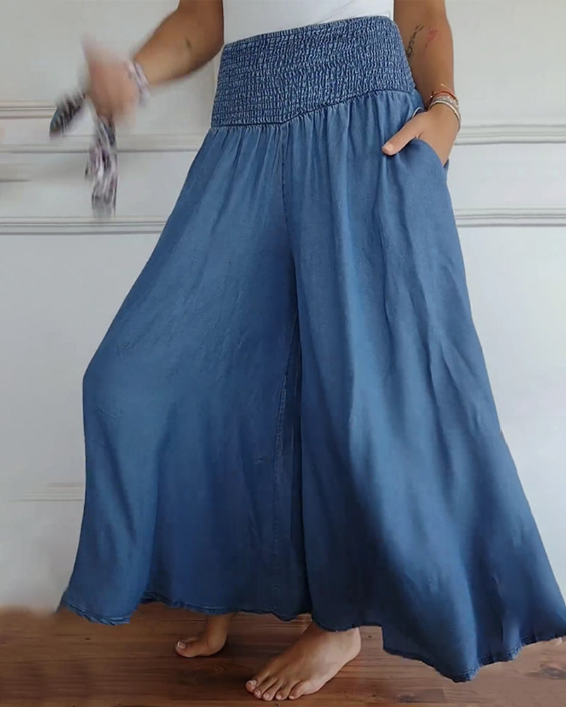 Reina - Comfy Wide-Leg Trousers