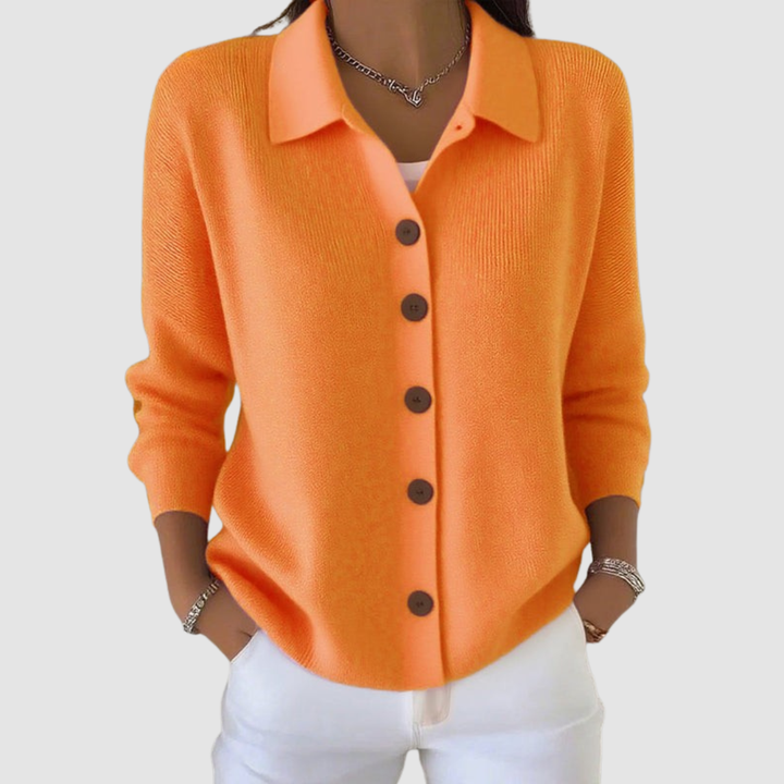 Button-Up Knit Cardigan