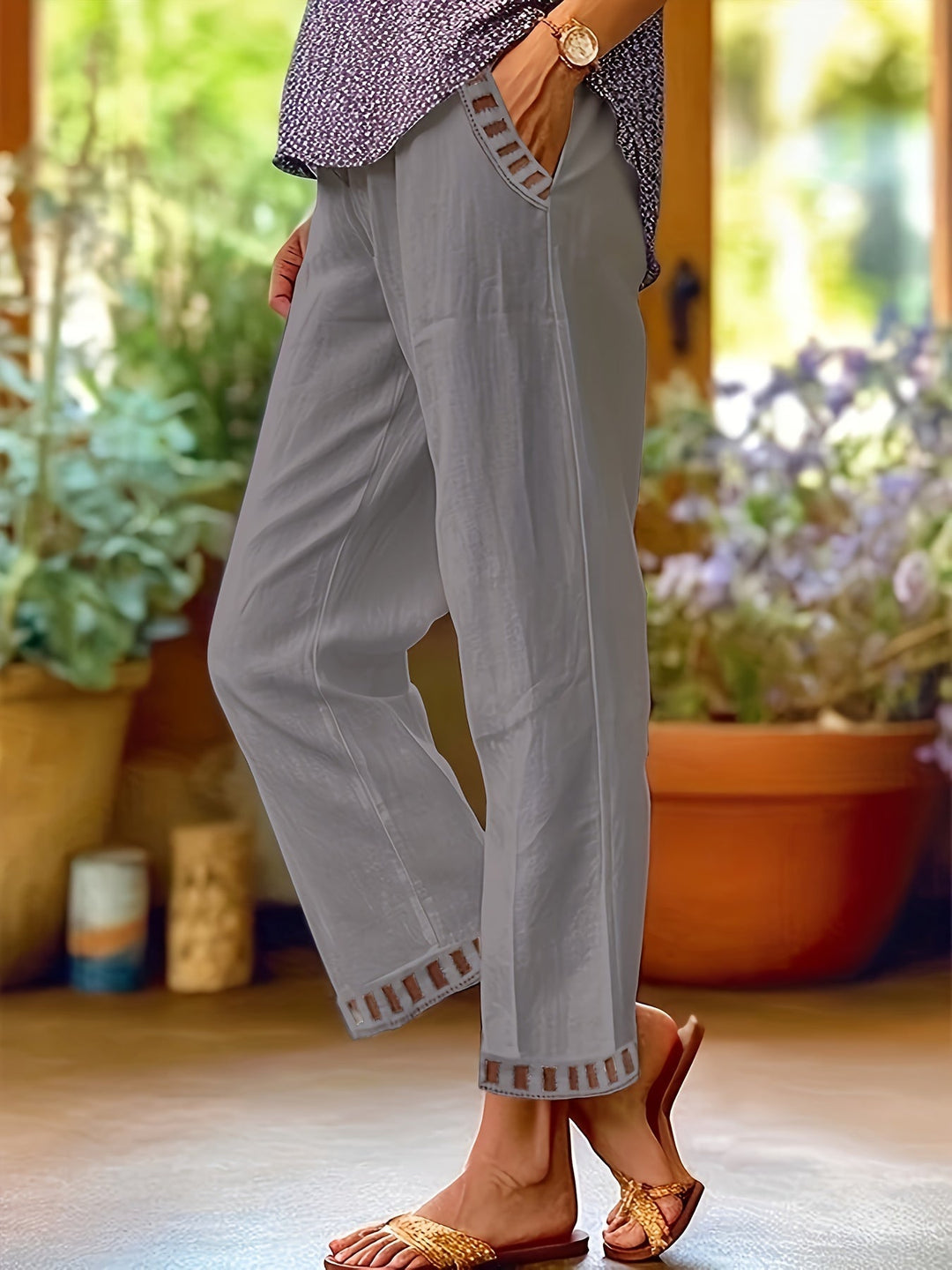 Wren – Relaxed Coastal Trim Pants
