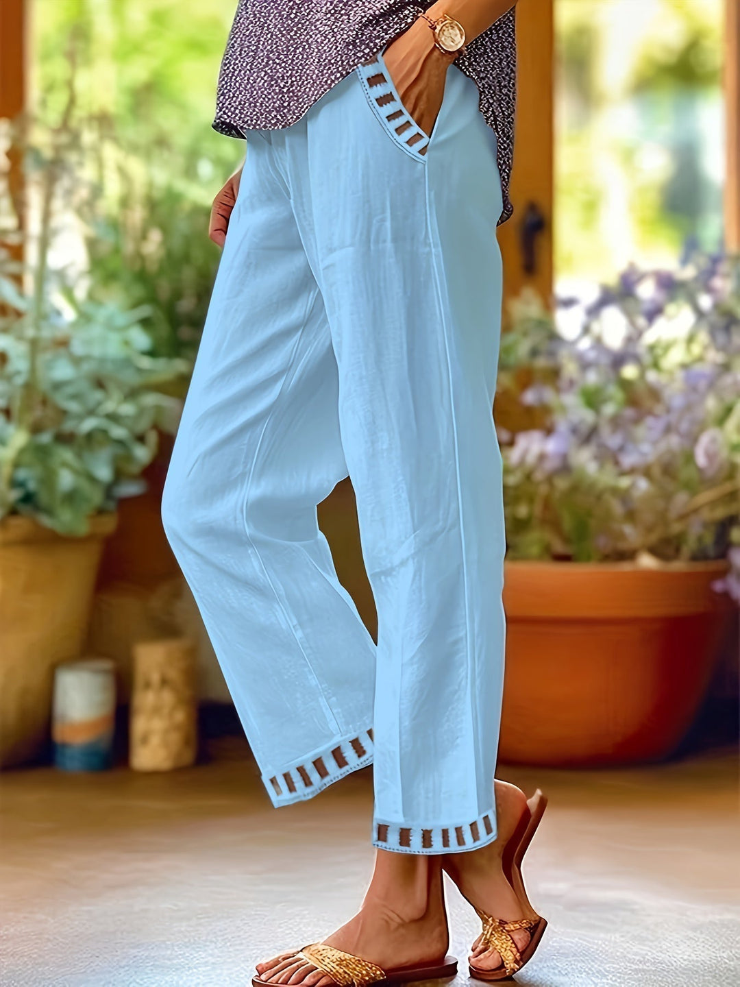Wren – Relaxed Coastal Trim Pants