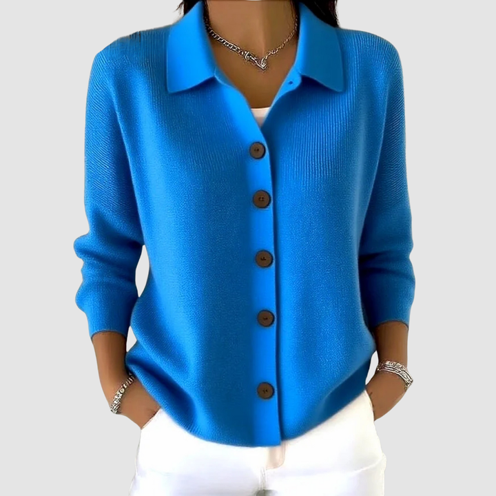 Button-Up Knit Cardigan