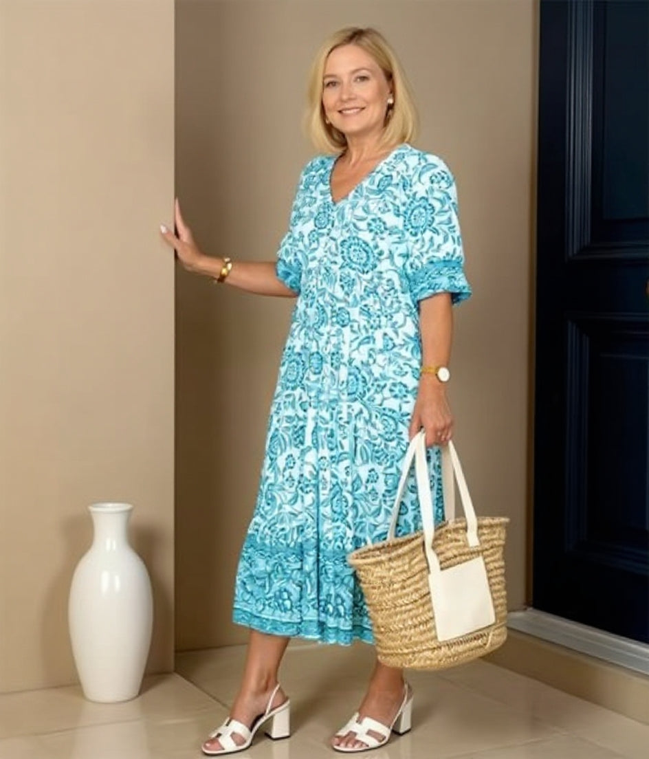 Elly | Elegant Floral Dress with a Breezy Vibe