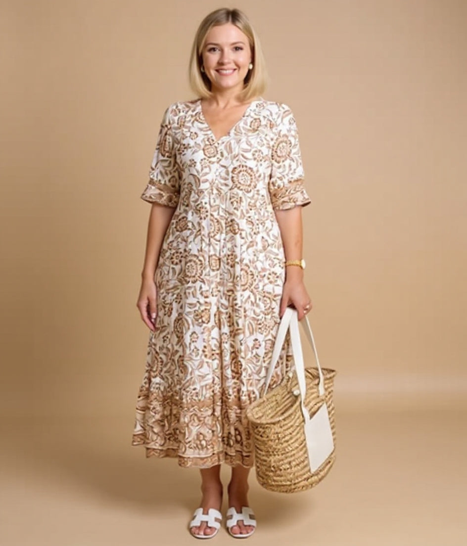 Elly | Elegant Floral Dress with a Breezy Vibe