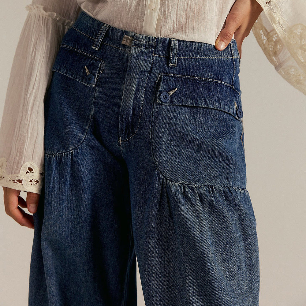 Oriselle – Elegant Flowy-Fit Jeans