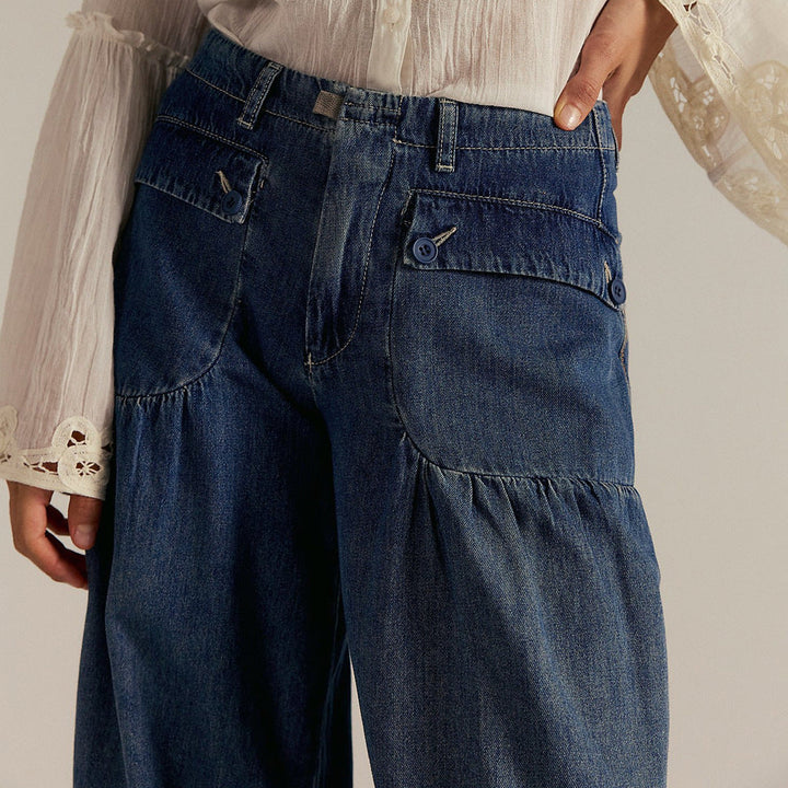 Oriselle – Elegant Flowy-Fit Jeans