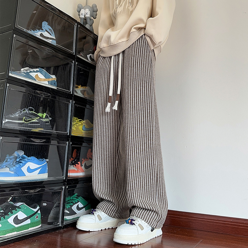 Xavi – Modern Herringbone Relaxed Sweatpants