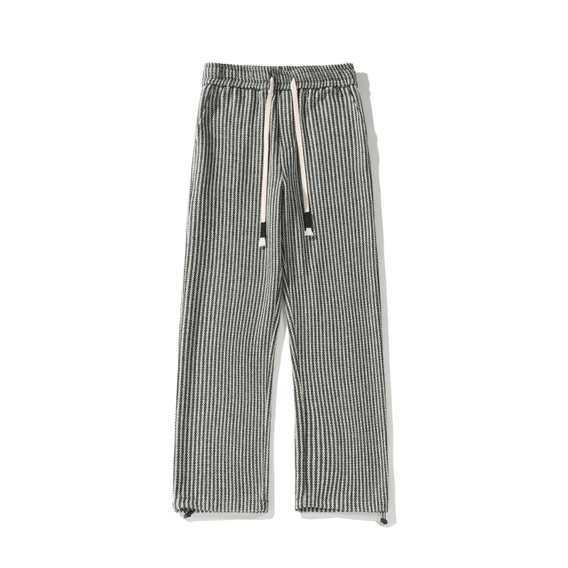 Xavi – Modern Herringbone Relaxed Sweatpants