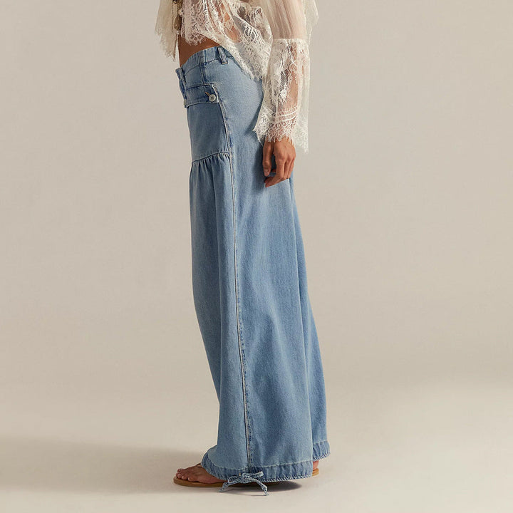 Oriselle – Elegant Flowy-Fit Jeans