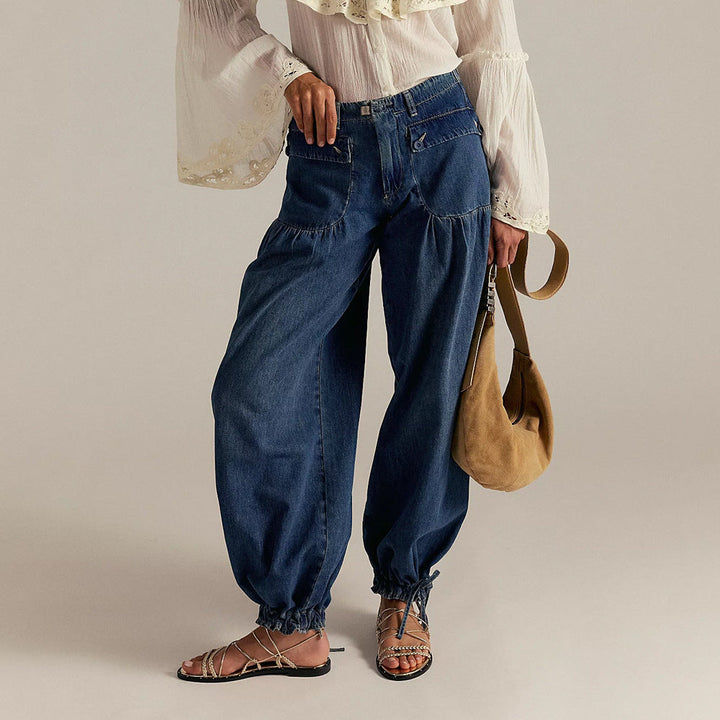 Oriselle – Elegant Flowy-Fit Jeans