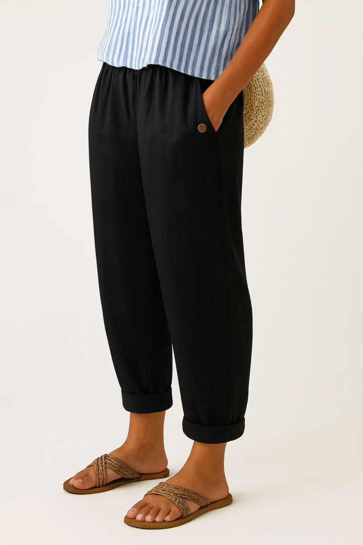 Ariane™ Timeless Linen-Cotton Trousers