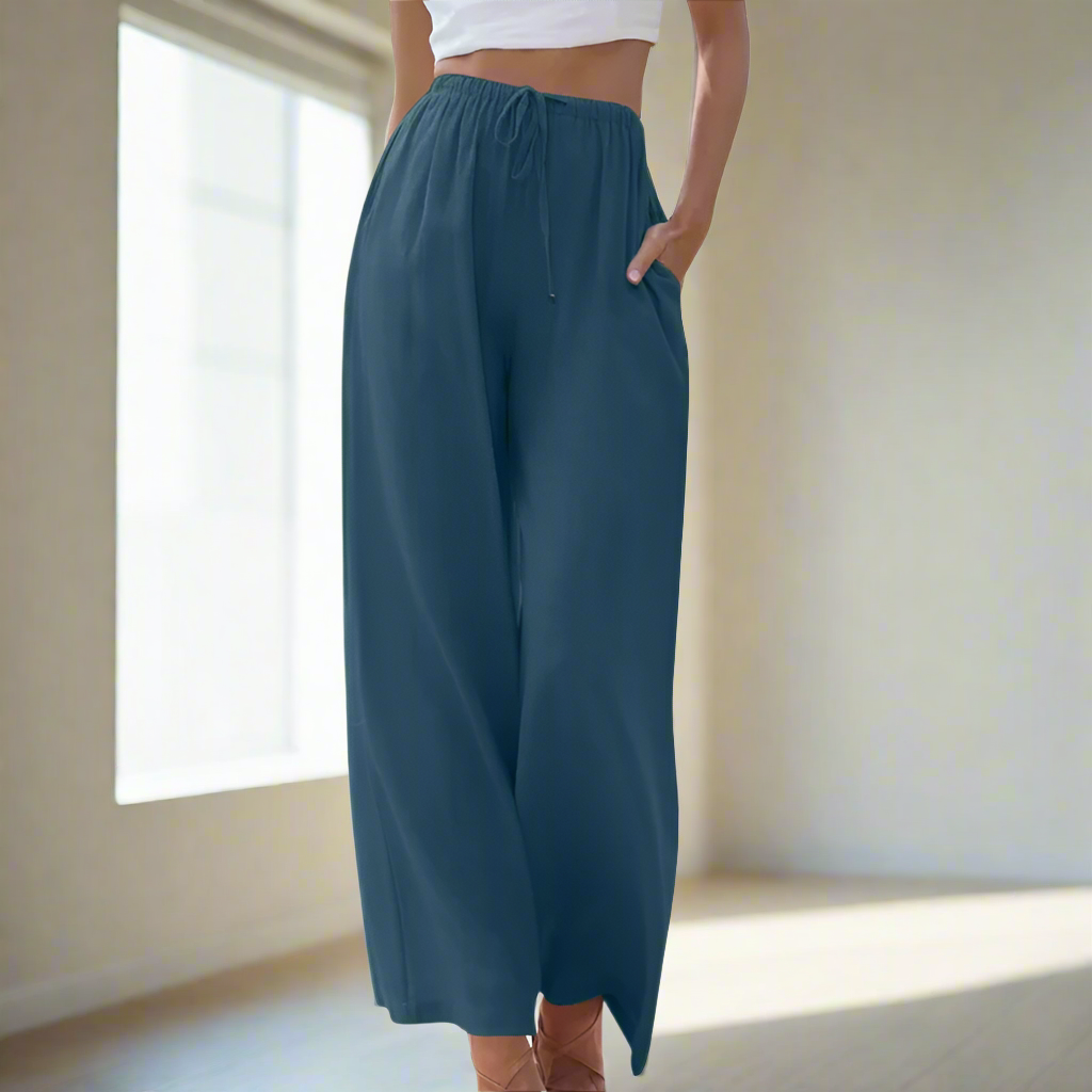 Liam - Wide-Leg Summer Trousers