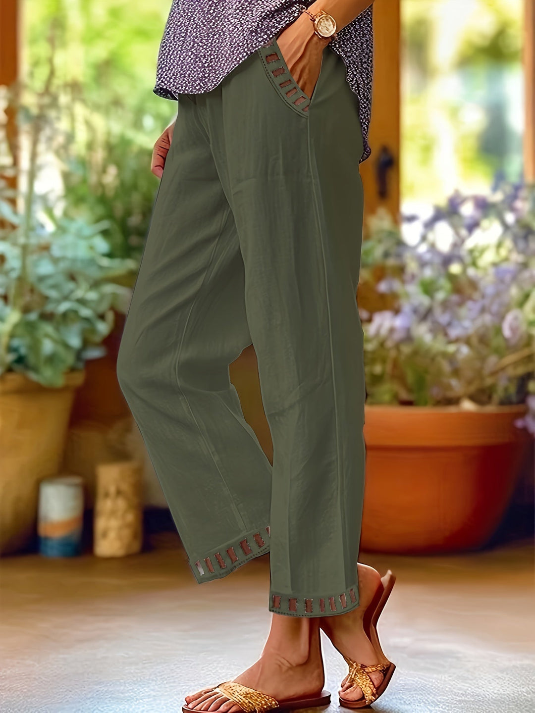 Wren – Relaxed Coastal Trim Pants