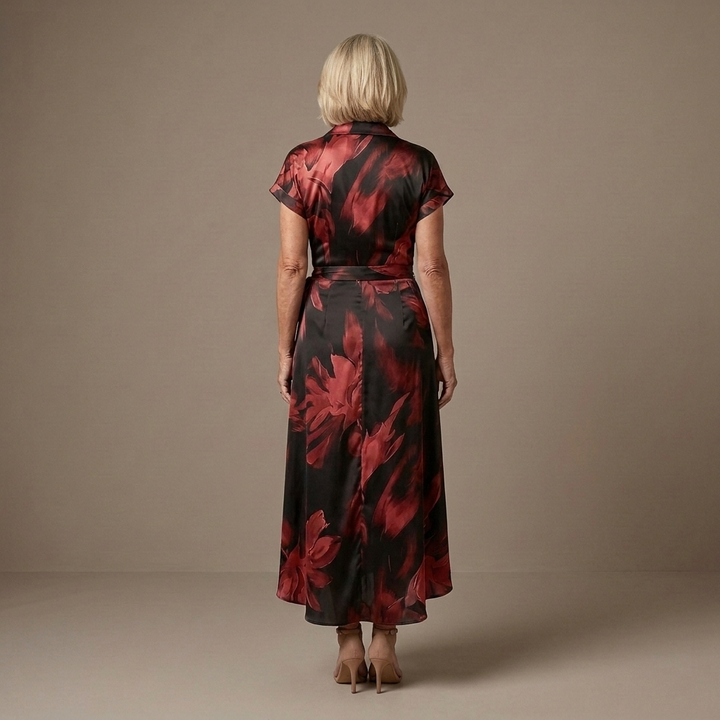 Marissa™ | Flattering Wrap Midi Dress