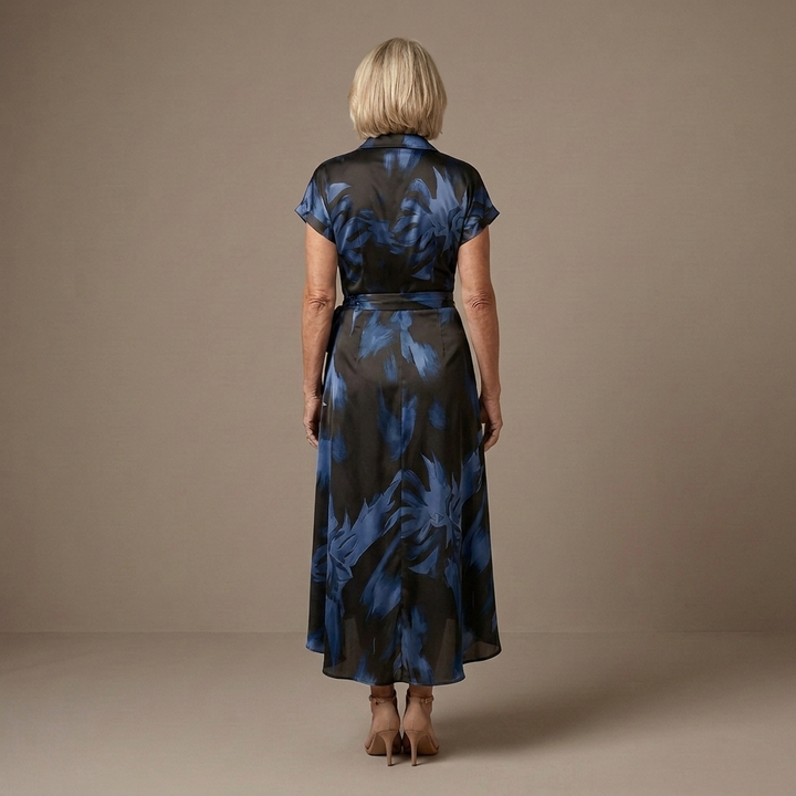Marissa™ | Flattering Wrap Midi Dress