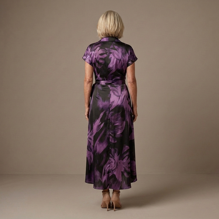 Marissa™ | Flattering Wrap Midi Dress