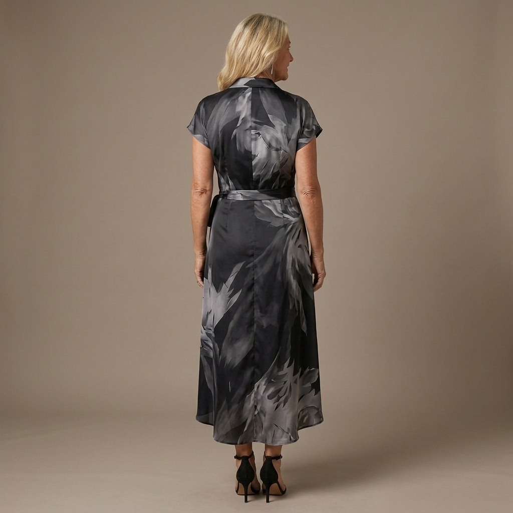Marissa™ | Flattering Wrap Midi Dress