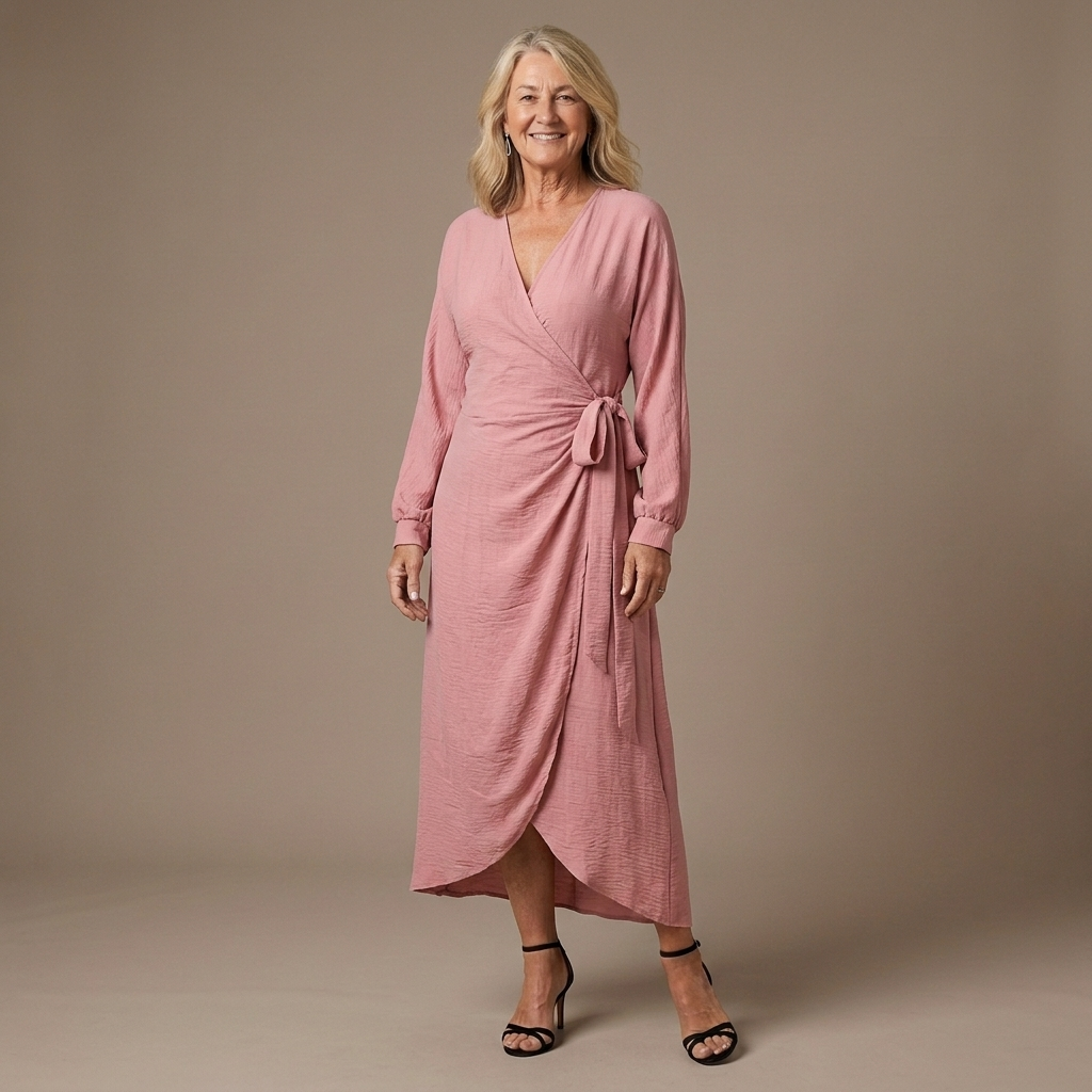 Ashley Maxi Dress with V-Neck