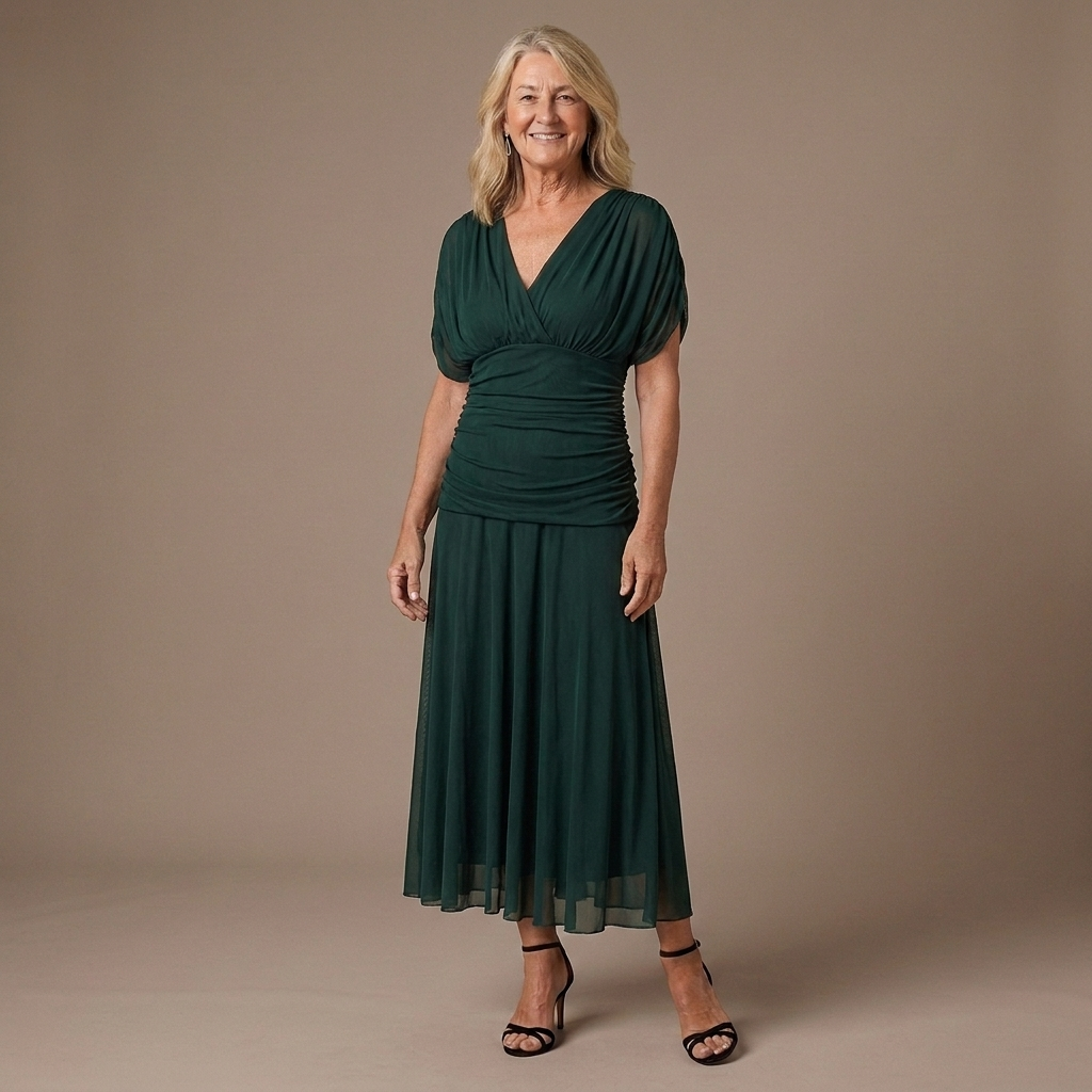 Valerie | Tummy Flattering Off Shoulder Maxi Dress