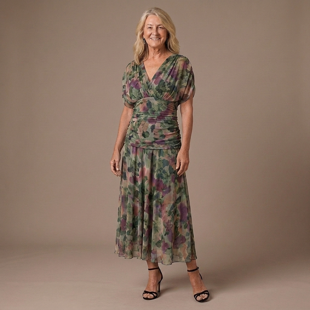 Valerie | Tummy Flattering Off Shoulder Maxi Dress