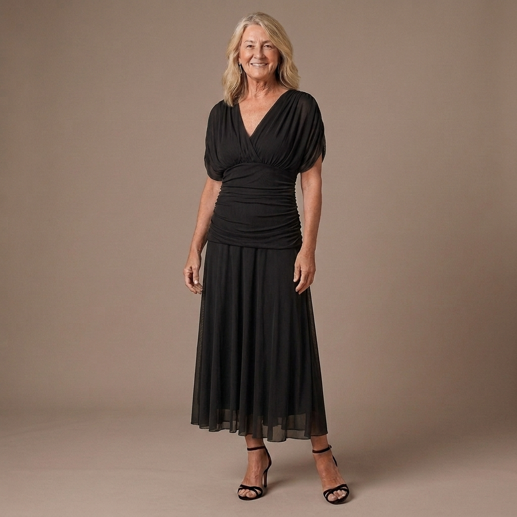 Valerie | Tummy Flattering Off Shoulder Maxi Dress