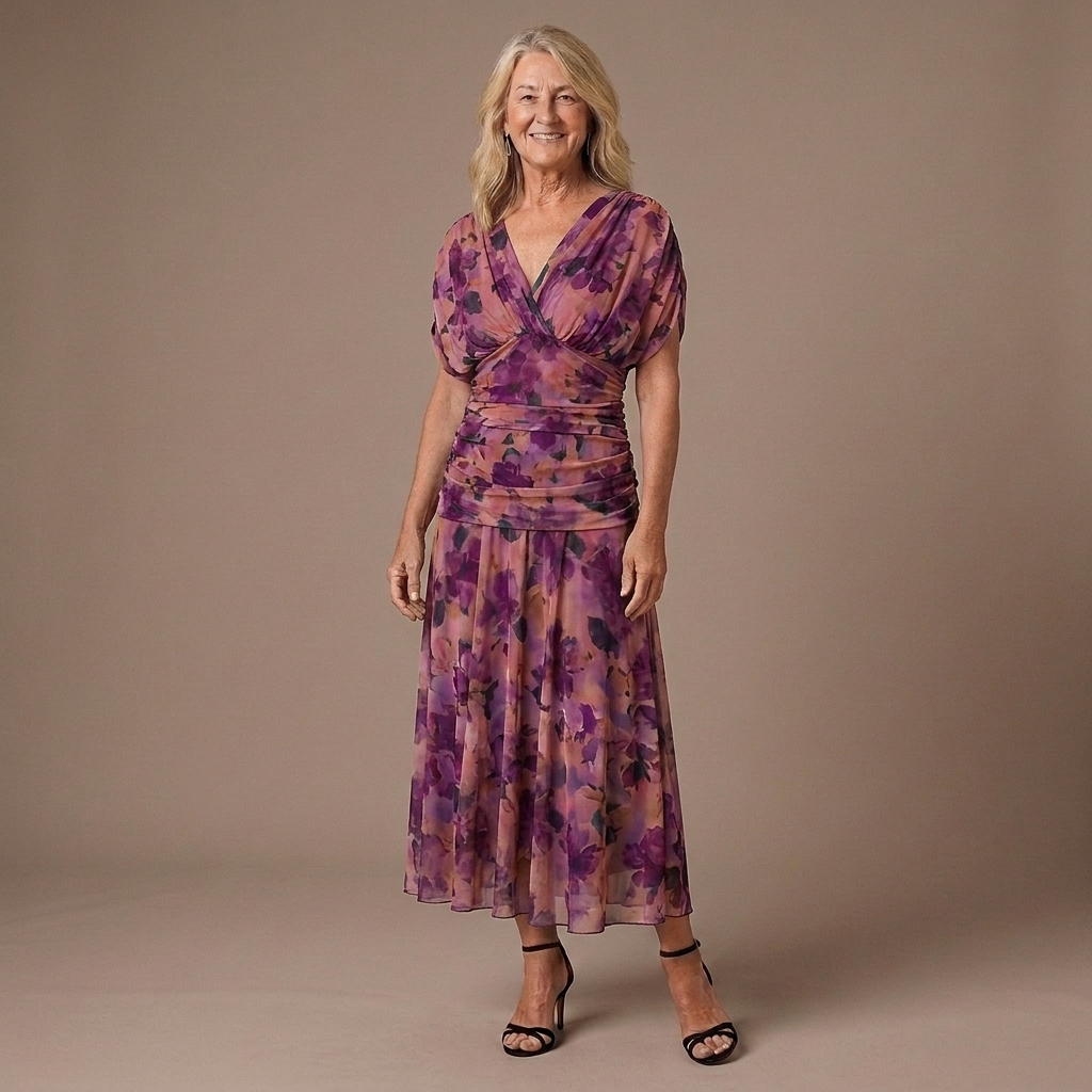 Valerie | Tummy Flattering Off Shoulder Maxi Dress