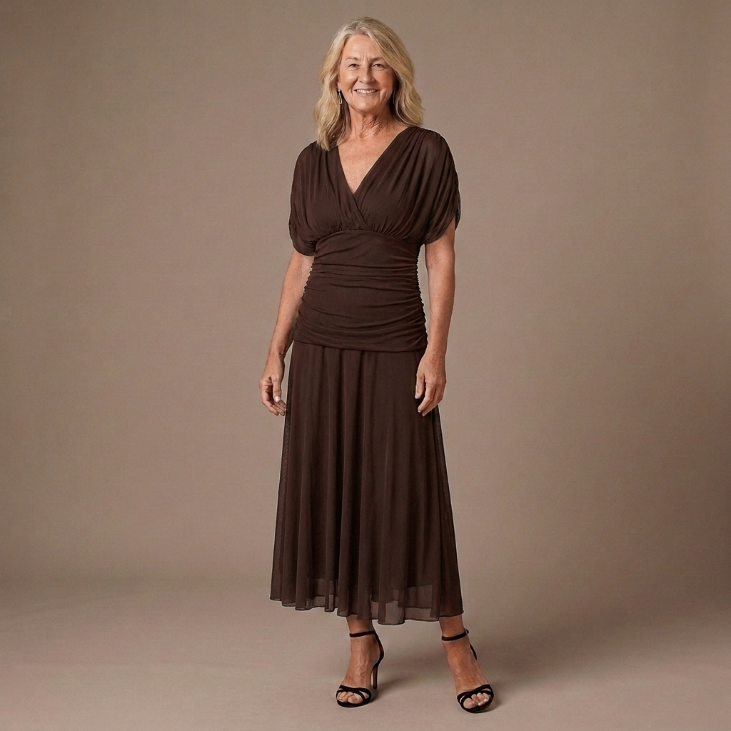 Valerie | Tummy Flattering Off Shoulder Maxi Dress