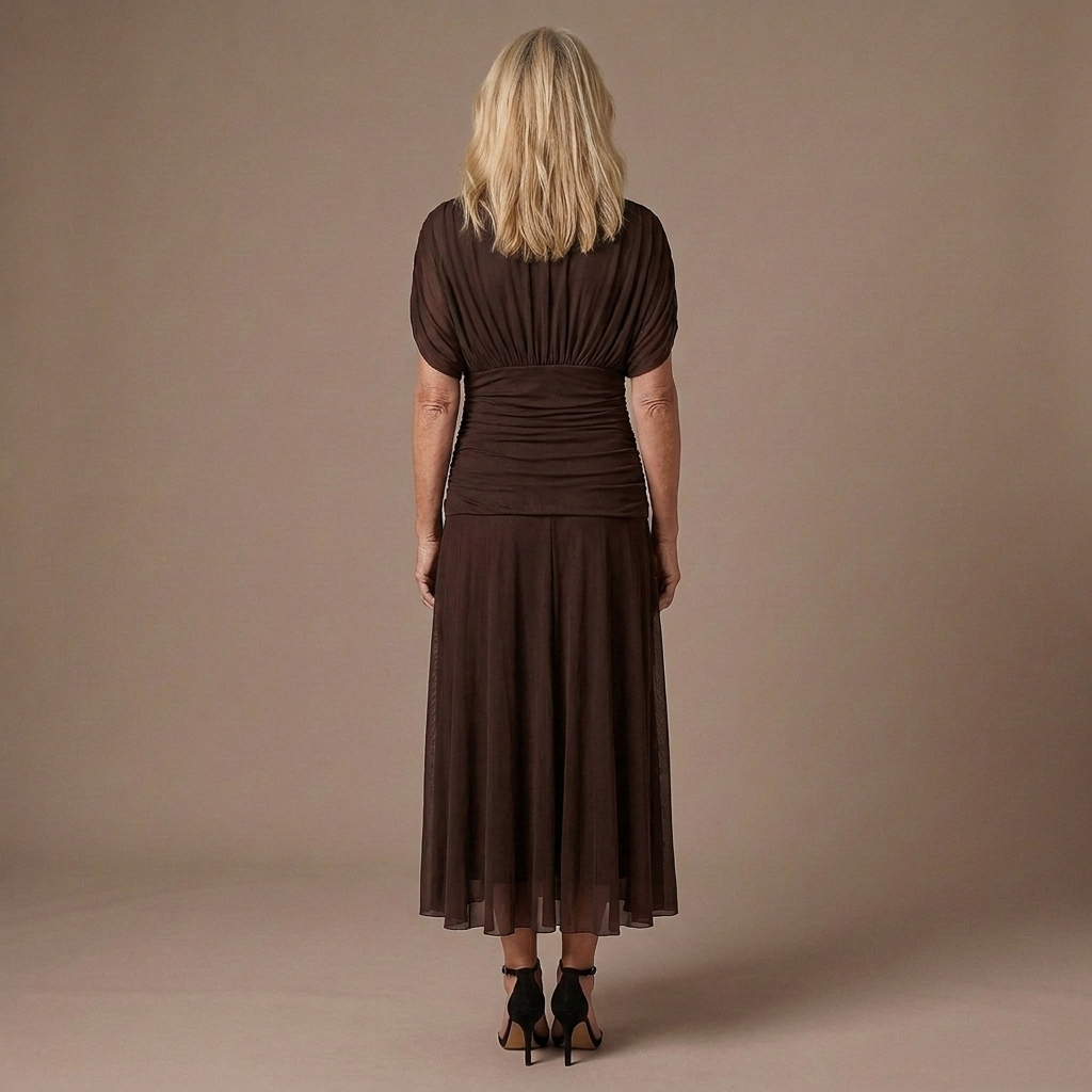 Valerie | Tummy Flattering Off Shoulder Maxi Dress