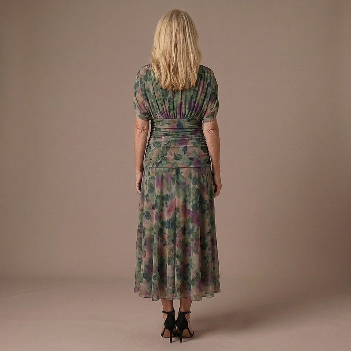 Valerie | Tummy Flattering Off Shoulder Maxi Dress